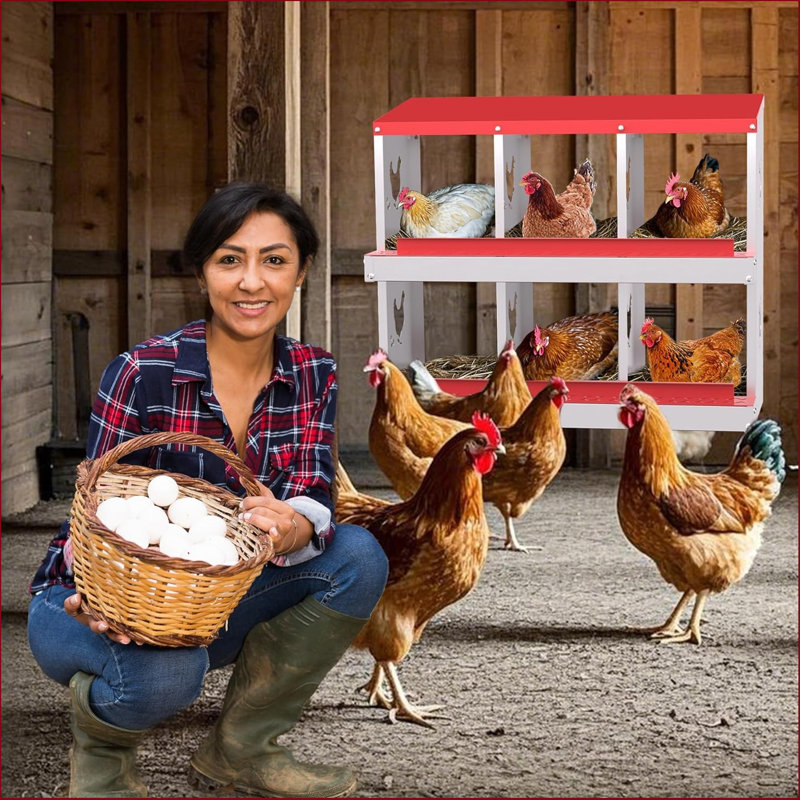 Nesting Boxes, Red, 89.5cm H x 81cm W x 43cm D
