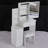 Makeup Vanity Table Set-1393057100