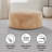 Round Faux Fur Bean Bag Chair-118602407