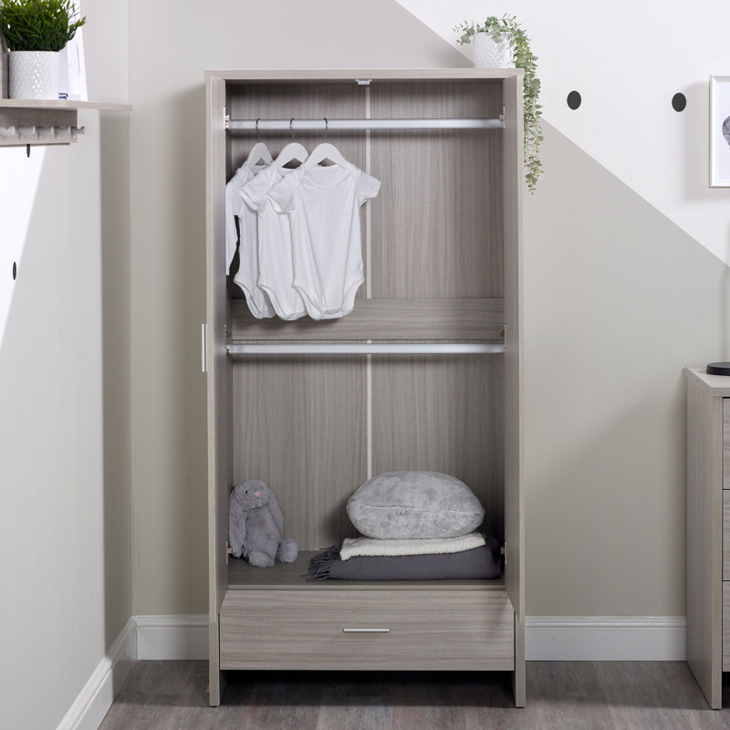 Pembrey Wardrobe - Ash Grey & White, Ash Grey