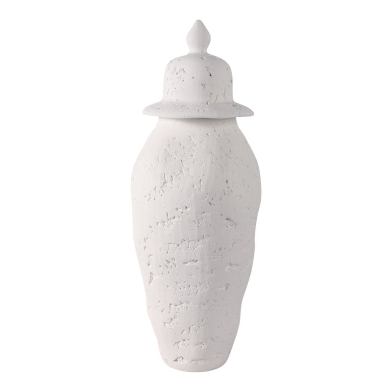 Handmade Stoneware Jar, 21"