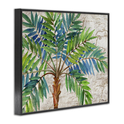 Aqueous Palm Tree Framed Giclee, design by Paul Brent