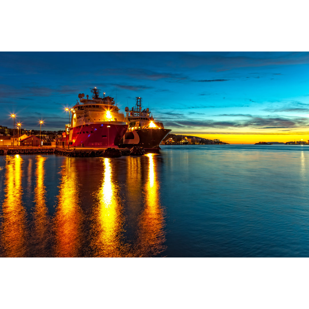 Port Of Stavanger - Kunstdrucke auf Leinwand - Wrapped Canvas