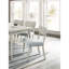 Ensemble de chaises de salle à manger en bois naturel couleur grain de bois 2 pièces