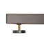 Clôture en métal brun H 40,74 po x l 200,78 po-89164408
