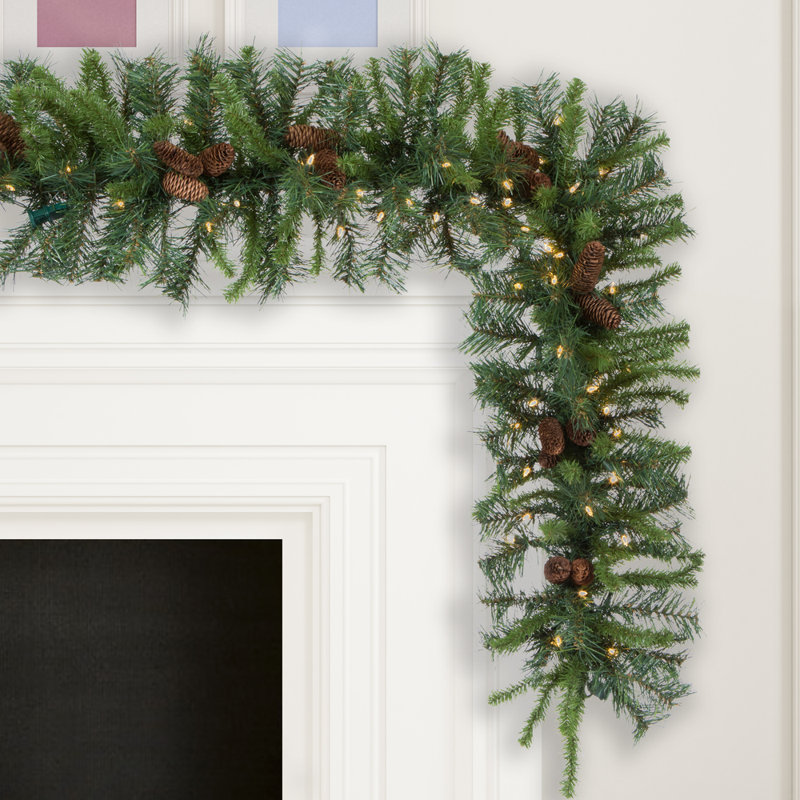 Nauman 108'' in. Lighted Faux Mixed Assortment Garland