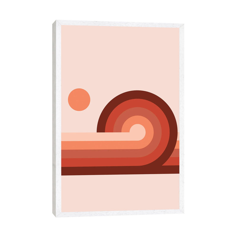Print on Canvas, 66.04 cm H x 45.72 cm W, White Framed