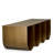 Coffee Table Rafaello Brushed Brass Finish