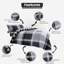 Check Pattern Polycotton Duvet Cover Set with Matching Pillowcases - Machine Washable Bedding Set-121081149-28304786