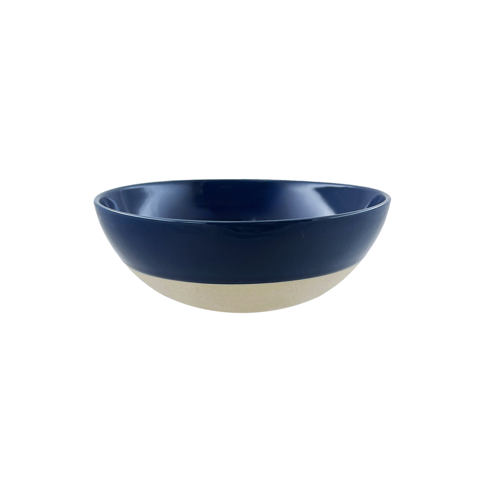 Shell Bisque Porcelain Cereal Bowl, Indigo