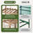 3-Tier Mini Greenhouse with Grow Light, Portable PE-Covered Warm House for Multiple Pots, Compact Patio Boho Decor-122593086