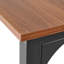 Table de salle à manger rectangulaire en bois 71 pouces pour 6 à 8 personnes (table seulement)