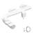 Bidet Attachment for Toilet Self-Cleaning Dual Nozzles Adjustable Pressure