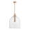 Troy Lighting Kori wide 1 Light Pendant in Patina Brass