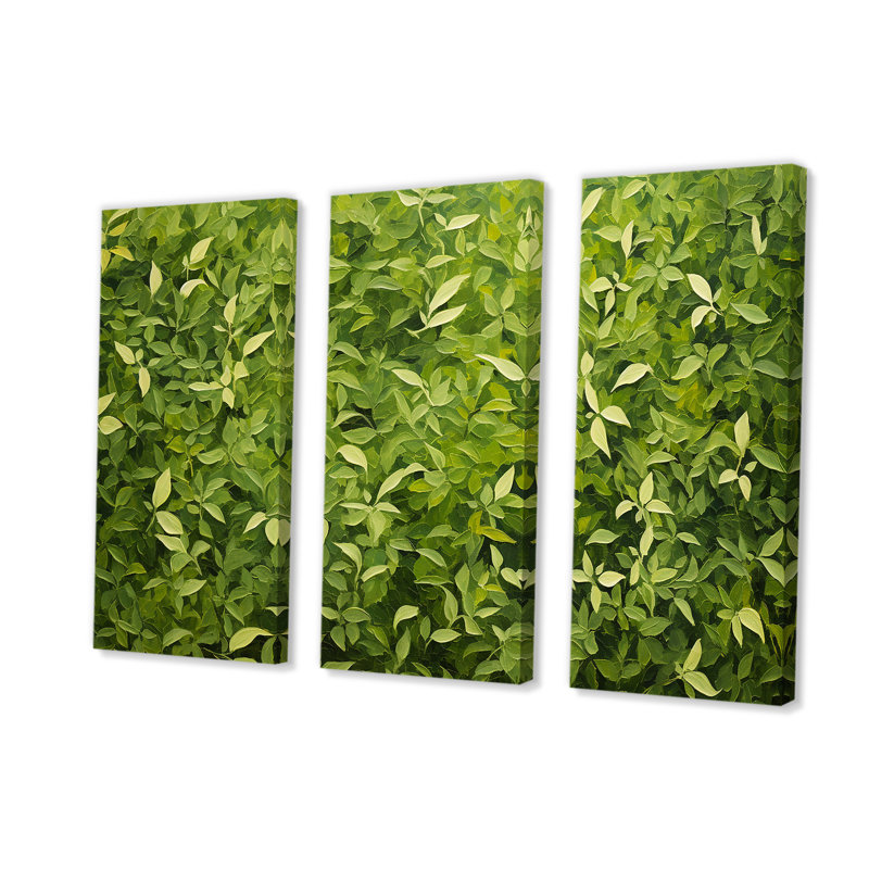 Herbes, origan, teintes 2 - Art floral, Toile tendue, H 28 po x l 36 po