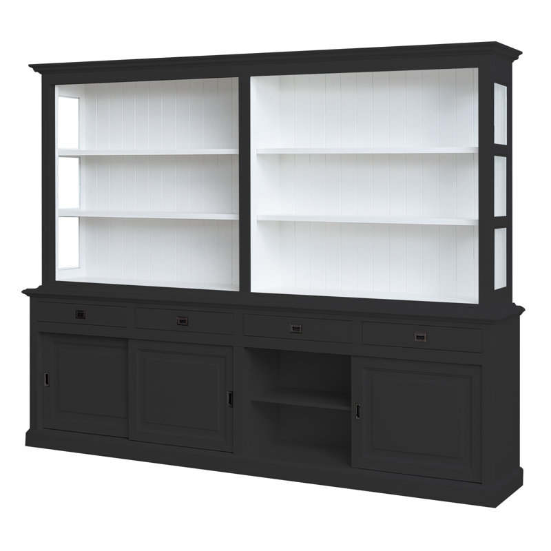 Bush Display Cabinet, Black 