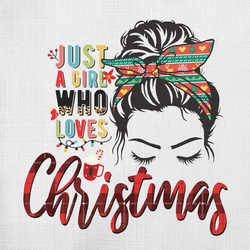Christmas-05_2 Polyester/Polyester Blend Reversible Throw Pillow, 20" x 20"