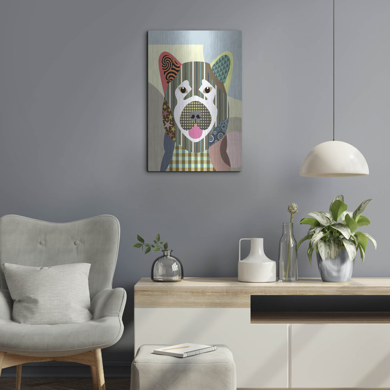 «Akita Dog» par Lanre Adefioyue, H 24 po x l 16 po