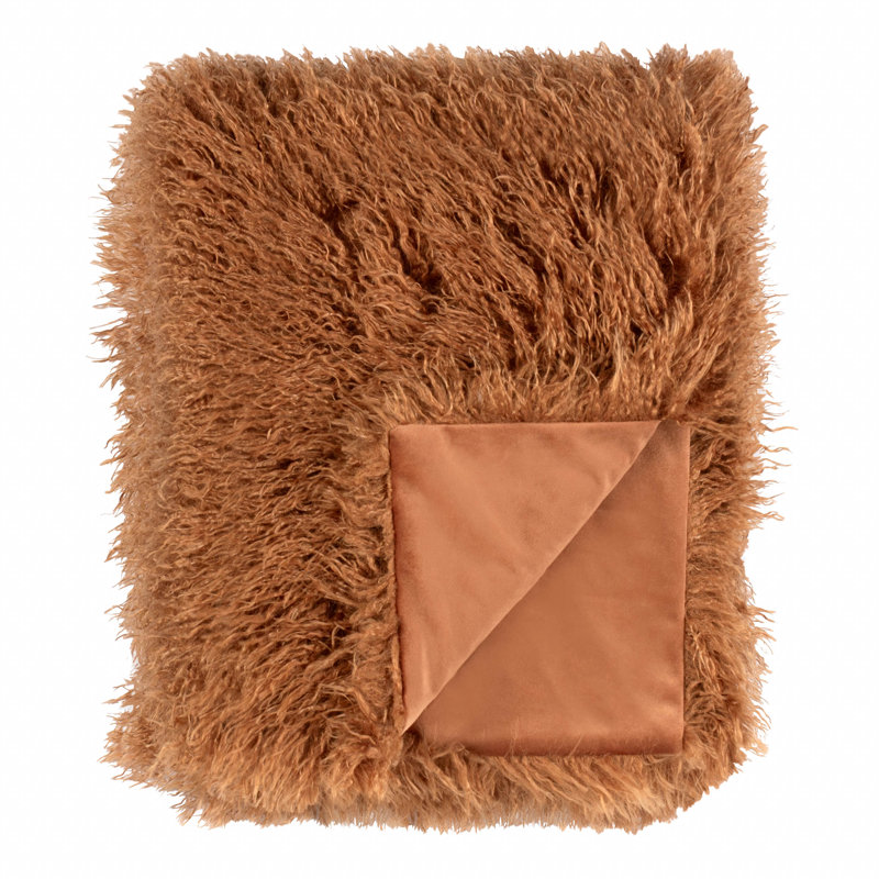 Furn Rowan Throw, Orange