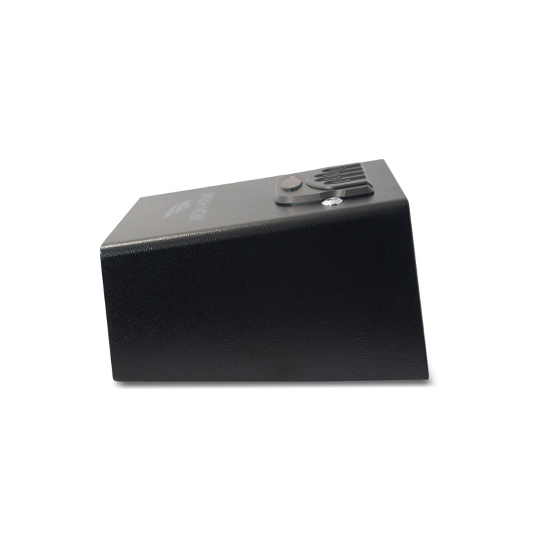 Coffre en acier noir mat avec accès rapide pour de grandes collections d'articles - 8,89 po Largeur, 7,2 po, 8,52 lb, 12,02 profondeur, lb