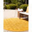 Tapis intérieur / extérieur jaune Griffing-379526171