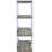 Libby Chrome Finish Bookshelf