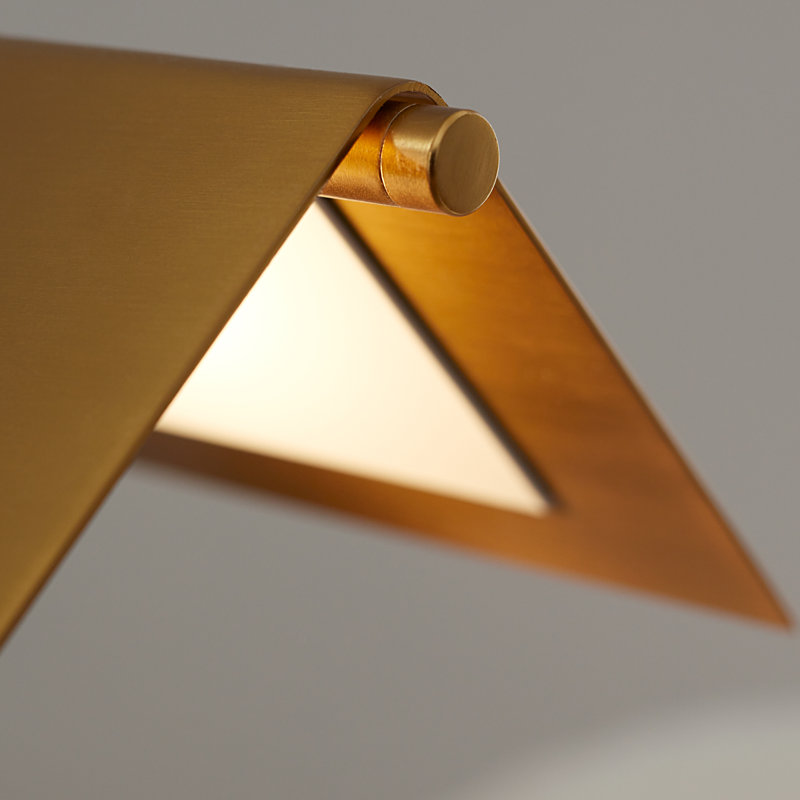 Burnished Brass 46'' Steel Pharmacy Floor Lamp