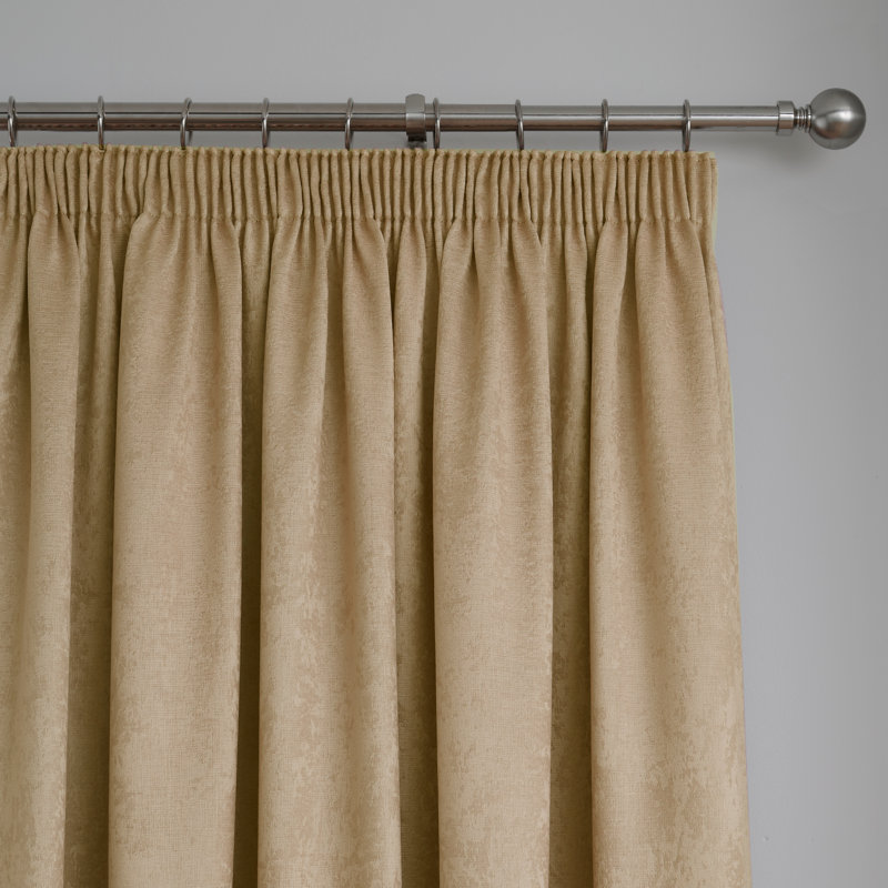 Galaxy Room Darkening Curtain Pair, Ochre, Width 168 x Drop 137 cm