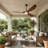 3-Blade Farmhouse Ceiling Fan With Light Kit and Remote, Memory LED Light, 6 Speed Noiseless DC Motor-1107420588