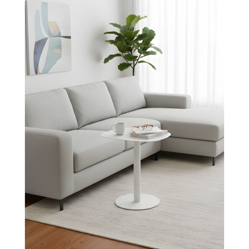 Blaney Side Table, White