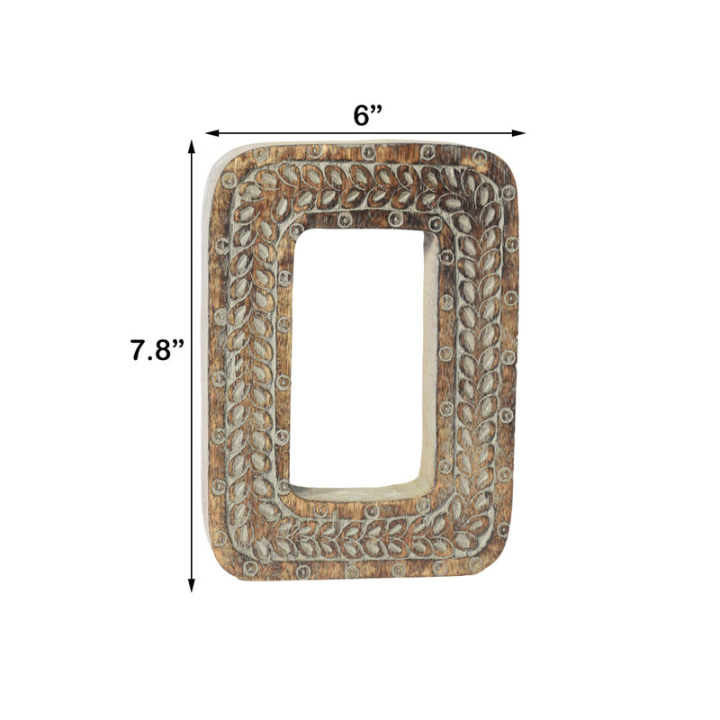 Bloc écologique fabriqué à la main Alaiah, Gris, O