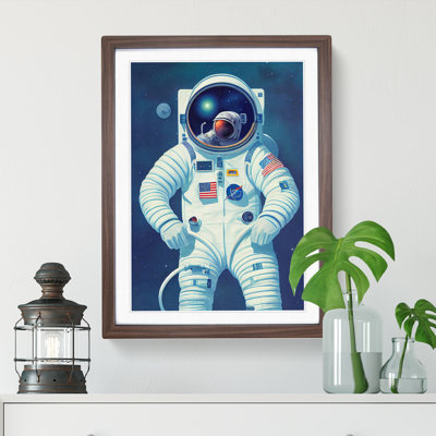 Astronaut In Space No.1 - Single Picture Frame Print