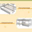Lit simple en L avec lit gigogne-997796854