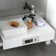 Angle 72.01'' Double Bathroom Vanity with Marble Top