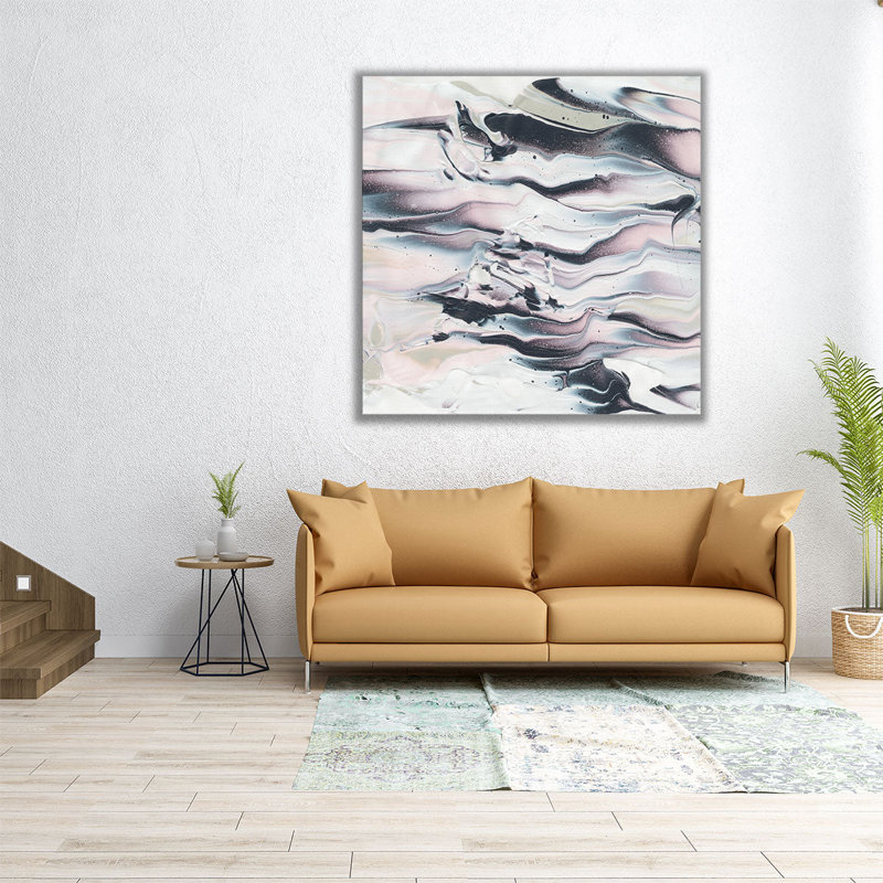 Marble V - reproduction d'art sur toile, H 12 po x l 12 po