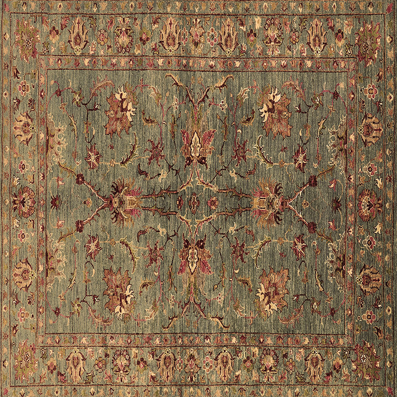 Meilanie Performance Oriental Indoor Rug, Square 3'