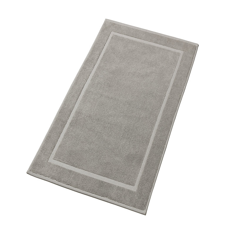 Renaissance Towelling Bath Mat, Dove Grey