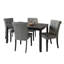 Ensemble de salle à manger Danina avec chaises rembourrées et table rectangulaire de 59 po-103977116-103977120