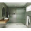 Aurora 40 in. x 78 in. Fully Frameless Fluted Radius Single Fixed Shower Panel-971204093-1063697379