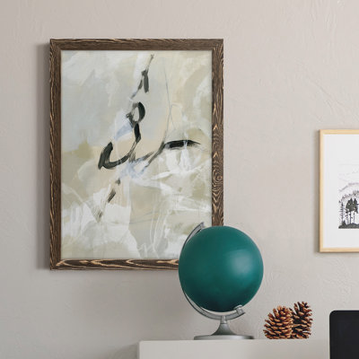 Scribble Veil I, toile encadrée de qualité supérieure - prête à être accrochée