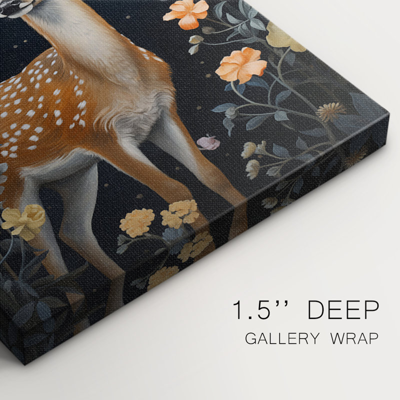 ANIMALS Series CDL XXII - Toile tendue avec châssis Premium - Prêt à être accroché, H 27 po x l 18 po