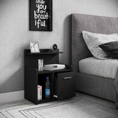 Eysan 47cm W Manufactured Wood Bedside Table
