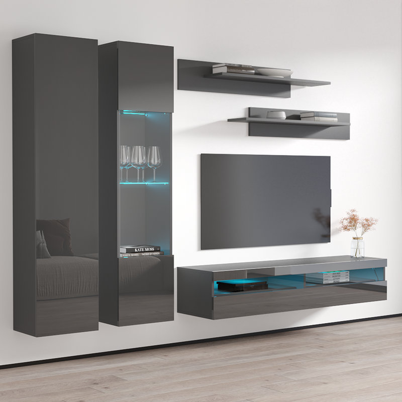 Meuble audio-vidéo Fly 100 A 35TV, Gris