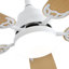 Ventilateur de plafond moderne à 5 pales avec lumière DEL et télécommande Derick-369074901-362760974