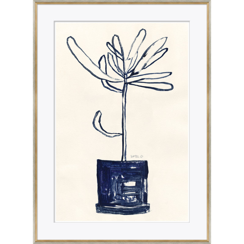 Palm 1 Framed by Susan Hable