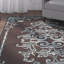 Sedgemoor Hand-Hooked Dark Brown/White/Blue Area Rug-21600575