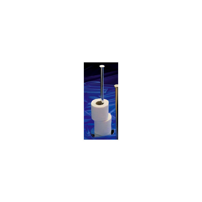 Porte-papier hygiénique sur pied, Chrome