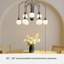 Plafonnier lustre 9 lumières Hunter Valadon