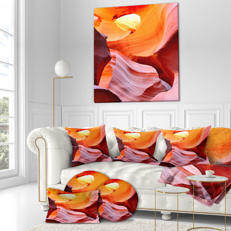 Landscape Reversible Throw Pillow, 16" x 16", Throw Pillow