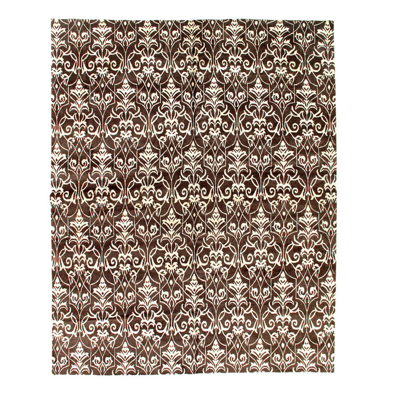 Tapis beige moderne 9 pi x 12 pi